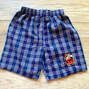 🎈 Sesame Street Plaid Shorts
